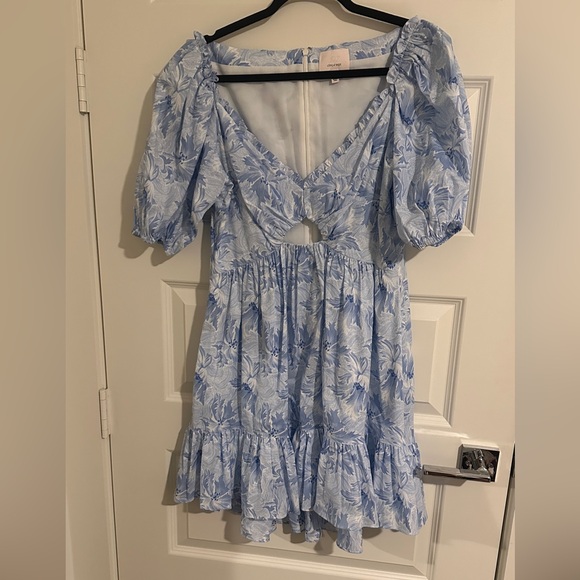 Cinq a Sept Kayla Dress in Periwinkle Multi - Picture 5 of 8